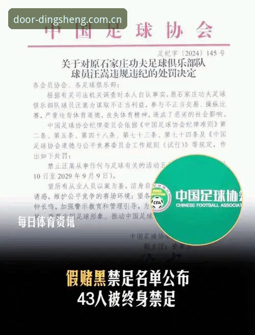 足协公布第三批禁足名单，哪些人上了黑名单？详解鼎盛平台用户的观赛思考
